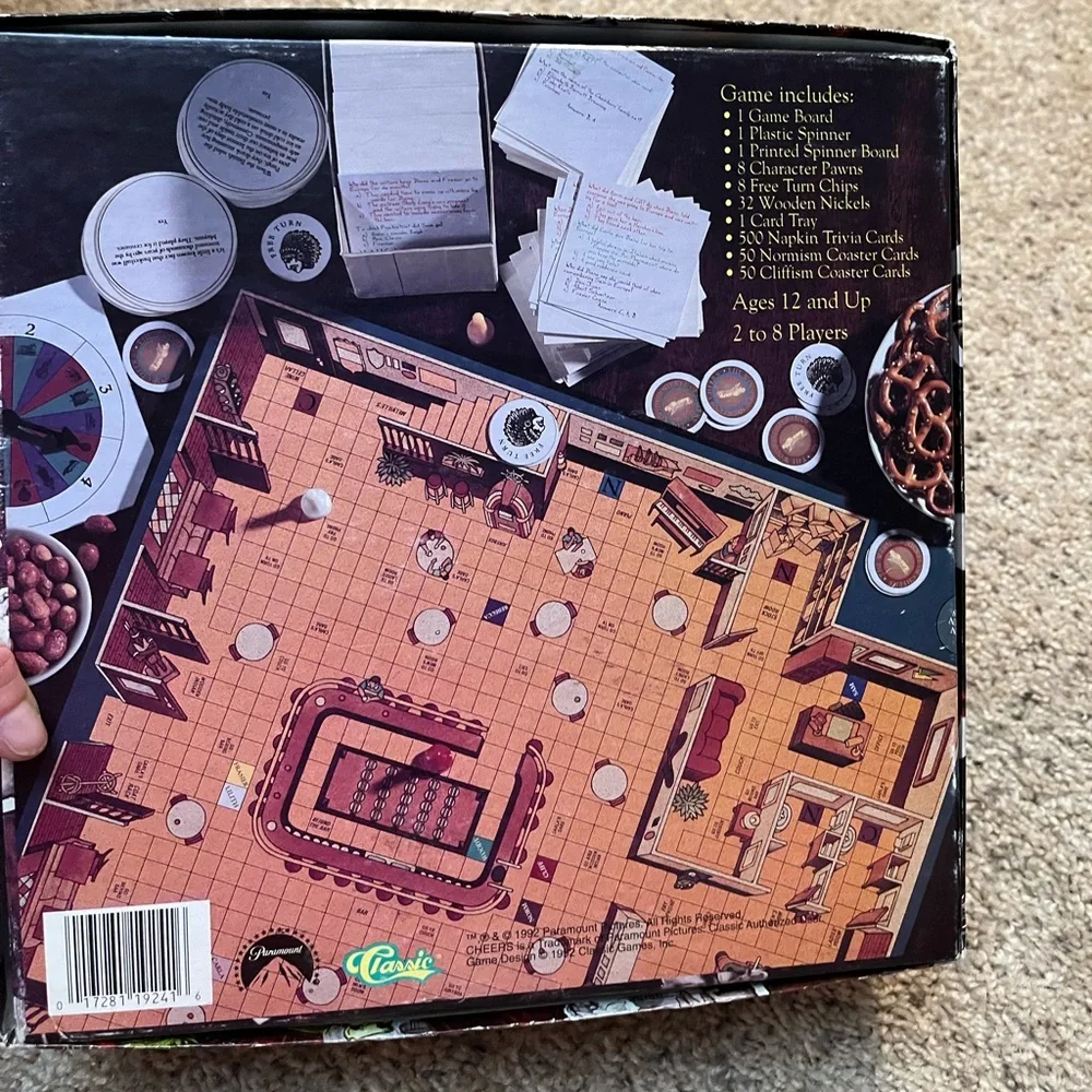 Vintage 1992 Paramount Cheers Trivia Game - Picture 9 of 11